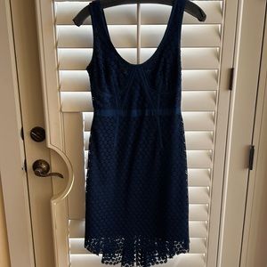 An adorable Navy lined Tracy Reese dress. Size 2.